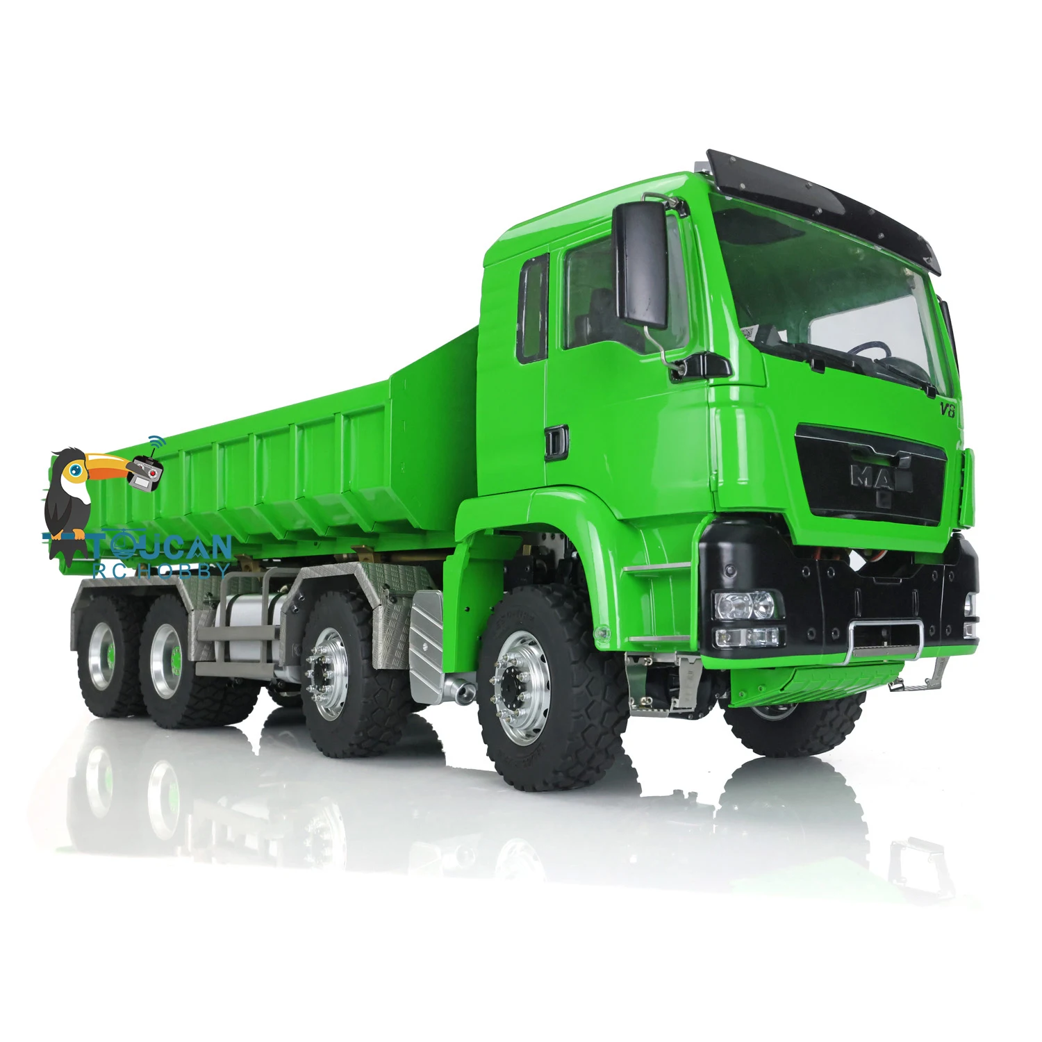 In Magazzino Lesu 1/14 Cilindro Idraulico Man Car Tgs 8*8 Rc Dumper Truck Sound Metal Chassis Per Adulti Thzh0480-Smt2