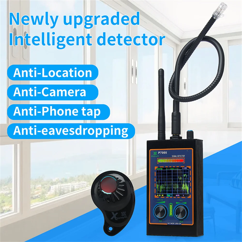 Localizzatore Gps Trova Blocker Anti Spy Mini Rilevatore Di Telecamere Nascoste Spy Cam Gsm Bug Wiretap Dispositivo Di Segnale Sonoro Rileva Gadget Sp