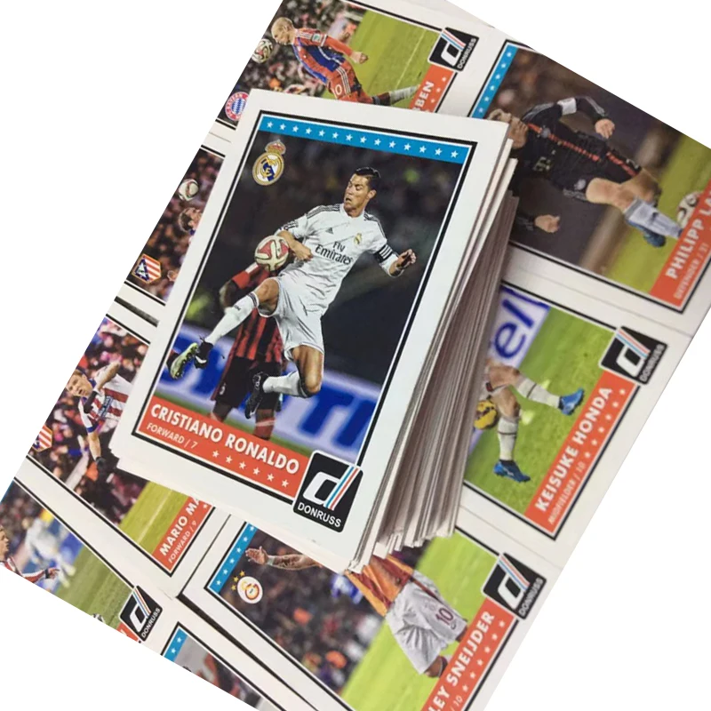 Panini Donruss 2015 Star Card Puka Base Nel Primo Anno Gost Messi Ronaldo Character Rare Collection Card Cartoon Toys Gift