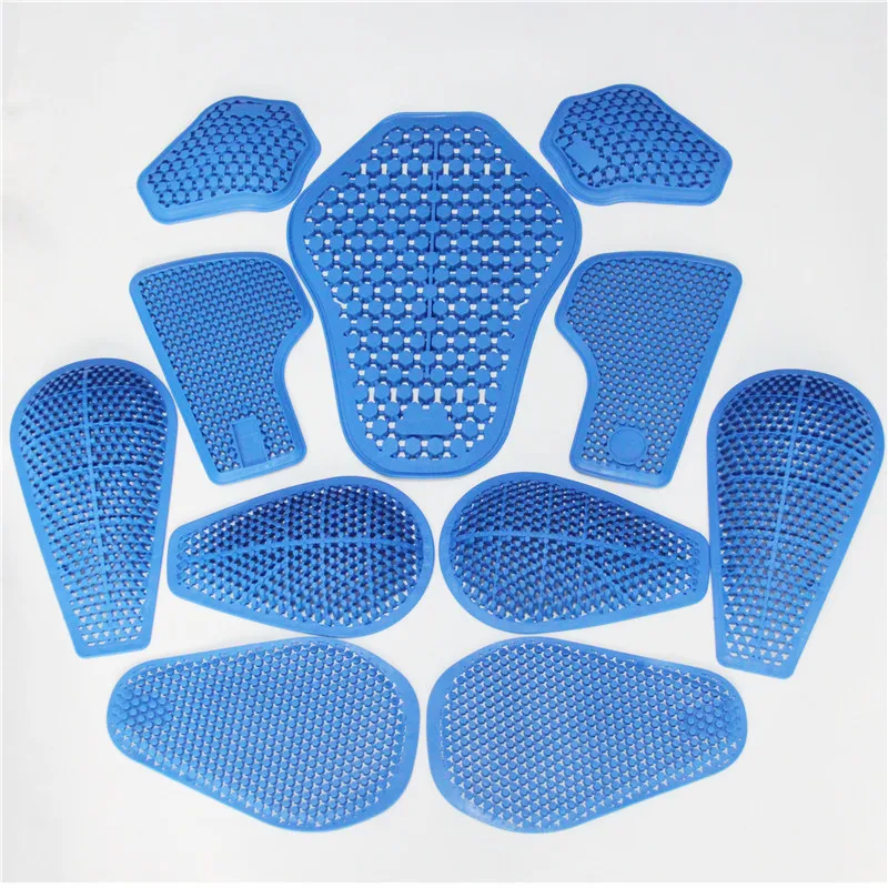 Riding Protect Gear Ce Insert Armor Knee Hip Protector Pads Pantaloni Moto Sostituzione Gel Di Silice (2 X Ginocchiere + 2 X Hip Pads)