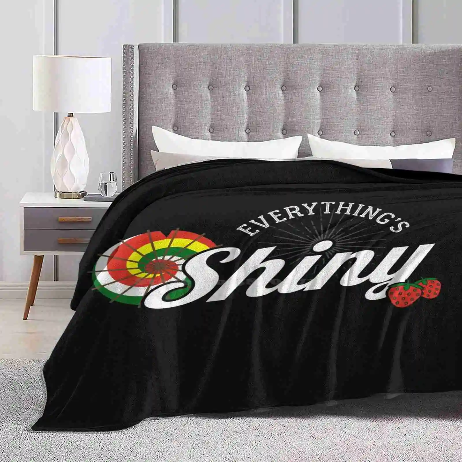Everything'S Shiny , Cap'N. Non A Tasti. Trend Style Funny Fashion Soft Throw Coperta Firefly Kaylee Serenity Geek Nerd