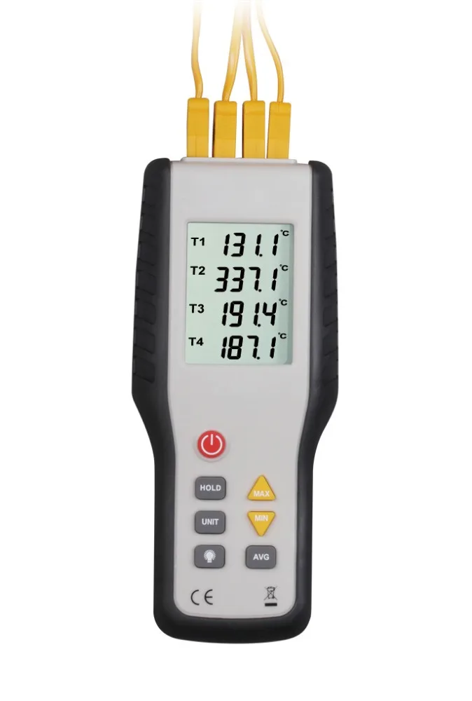 Ht-9815 Digital K Tipo Termocoppia Termometro Termocoppia Sonda Sensore Tester Di Temperatura Industriale-200C-1372C Doppio Canale