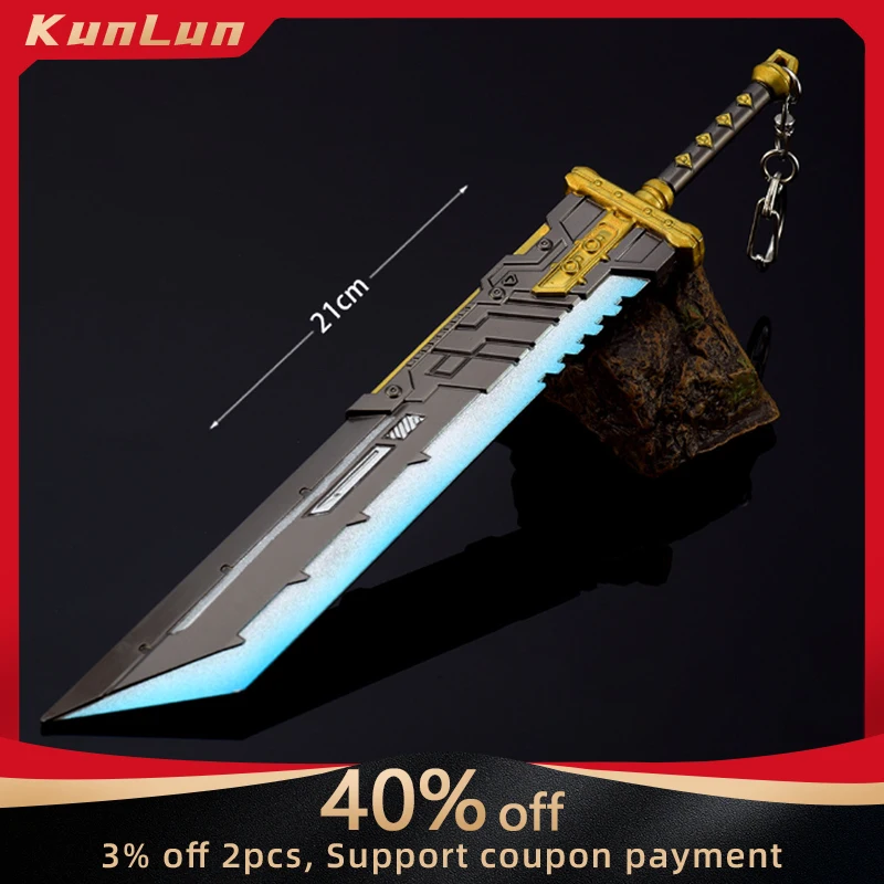 21Cm Distruzione Della Grande Spada Fantasy Sword Linkage Apex Rayah Heirloom Arma Portachiavi Con Spada In Metallo Mdoel Cospaly Toys Ragazzi