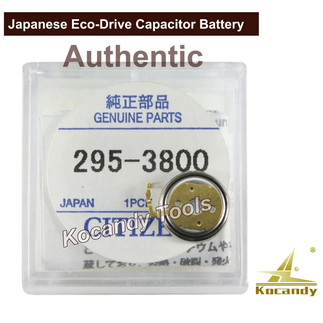A + Citizen Battery 295.38 Condensatore Eco-Drive M5L81 C601 C605 C615 Ricambio Originale N. 295-3800 Accumulatore Batteria Orologio