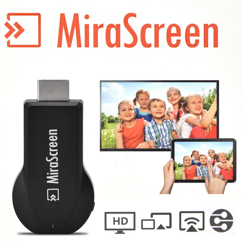 128M Mirascreen 1080P Hd Wifi Ricevitore Wireless Tv Stick Dongle Audio Video Displayer Per Apple Android Tv Streamer Youtube