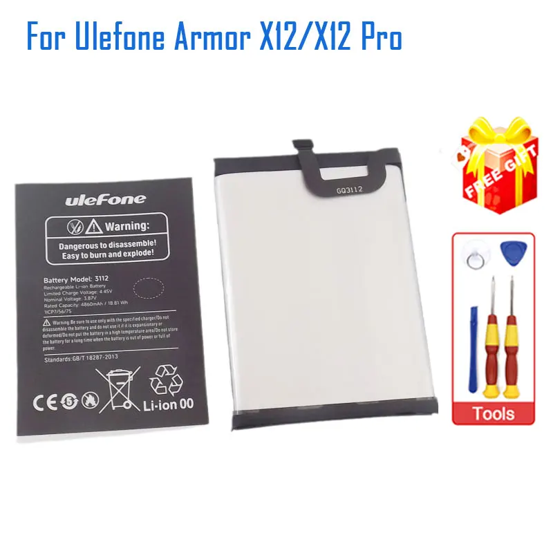 Nuovo Originale Ulefone Armor X12 X12 Pro Batteria Interna Accessori Per La Riparazione Della Batteria Del Telefono Cellulare Per Ulefone Armor X12 Pr