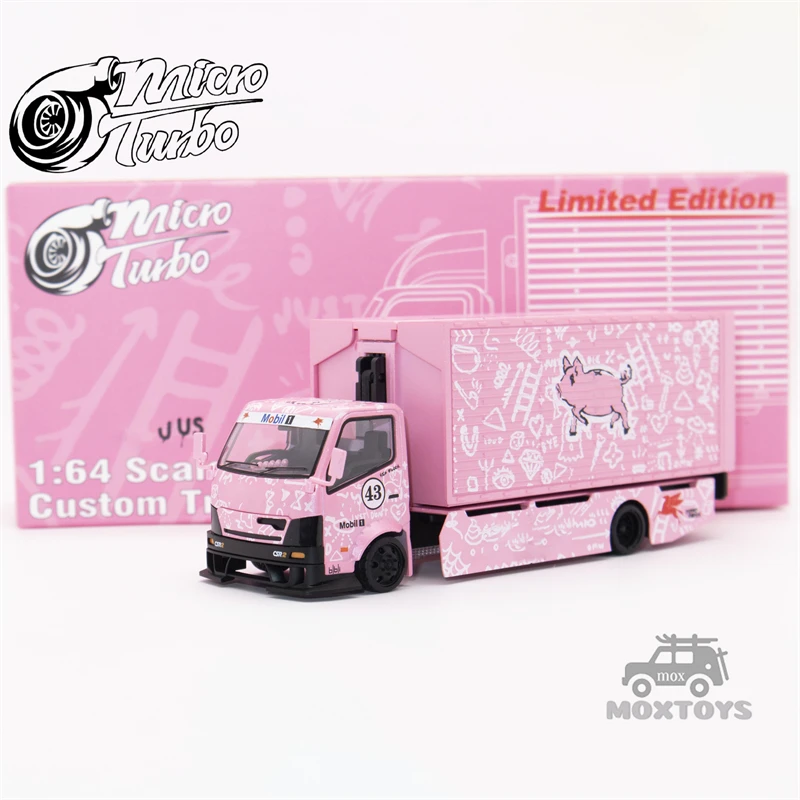 Micro Turbo 1:64 Custom Gabbiano Wing Truck Ken Block Diecast Model Car