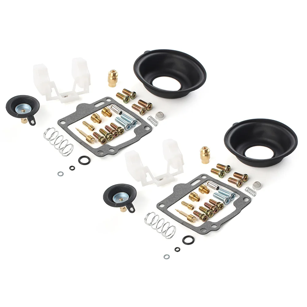2Set Kit Di Ricostruzione Riparazione Carburatore Moto Per Yamaha Virago Xv750 1988-1997 Per Xv1100 1988-1999