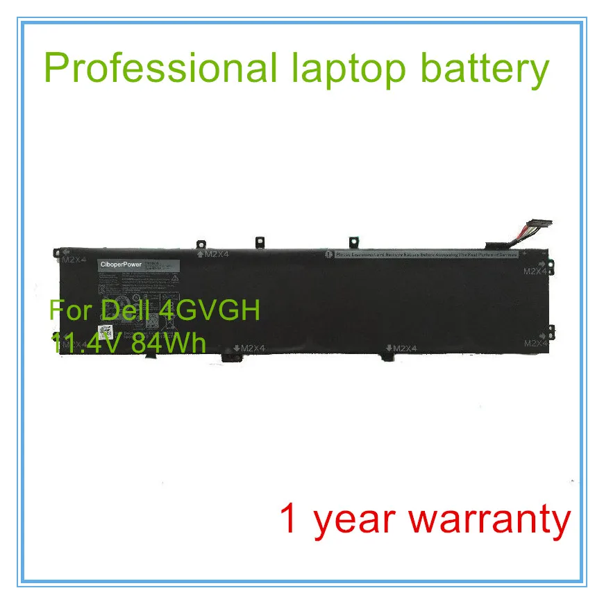 Nuovo Originale 84Wh Genu 4 Gvgh 1P6Kd Akku Batteria Per 5510 Xps 15 9550 Serie