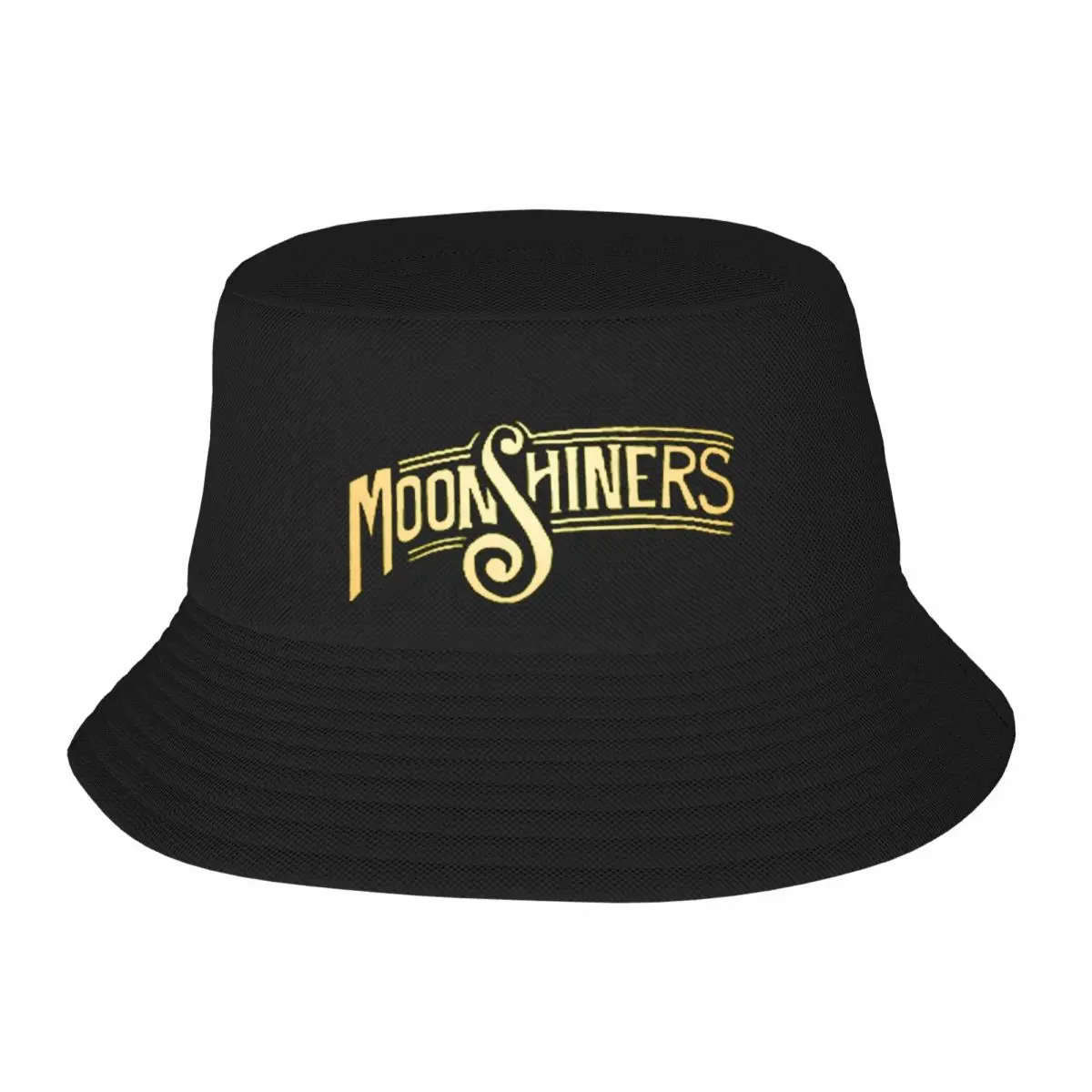 New Moonshiners Gold Bucket Hat Anime Hat Birthday Hat Uomo Women'S