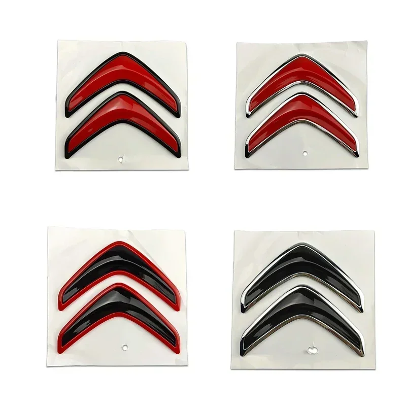 11.3X10.7Cm Car Rear Emblem Trunk Badge Sticker Per Citroen Elysee Berlingo Xsara C3 Xr C4 Picasso Sega Aircross C5 Accessori
