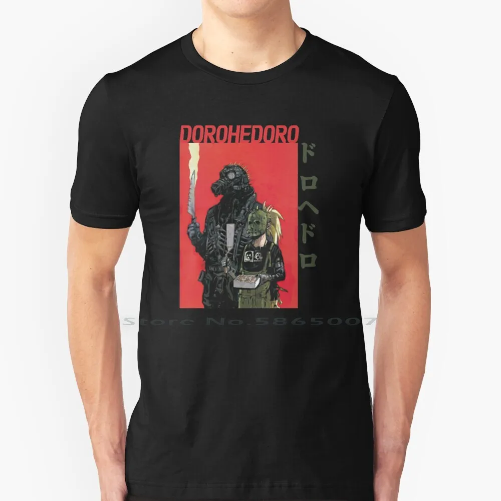 Dorohedoro Anime Kaiman Q Hayashida , Kaiman , Kai , Aikawa T-Shirt T-Shirt 100% Cotone Aika Akane Anime Caiman Manga Meito