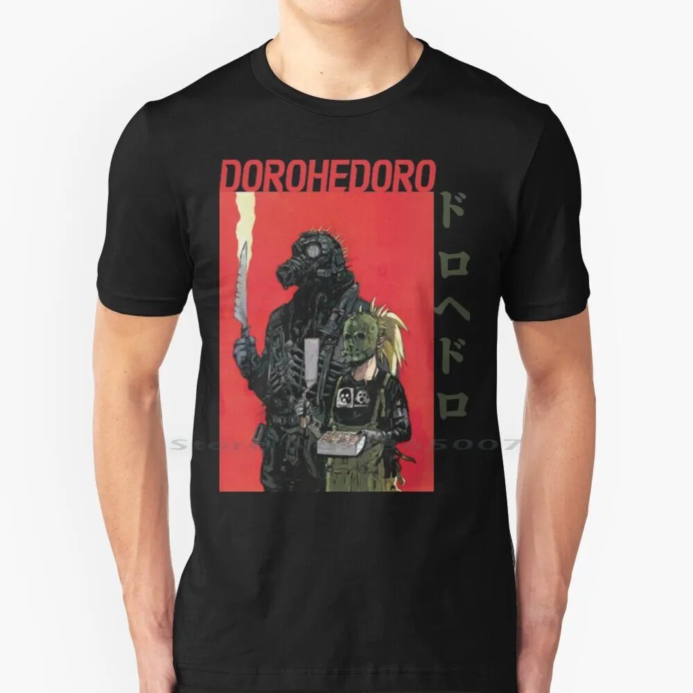 Dorohedoro Anime Kaiman Q Hayashida T Shirt 100% Cotone Akane Anime Caiman Manga Meito Rbrow Q Hayashida Kaiman Dorohedoro