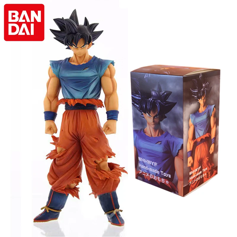 28Cm Dragon Ball Son Goku Bandai Super Saiyan Action Figures Grandista Nero Goku Ultra Instinct Black Hair Anime Figurine Toys