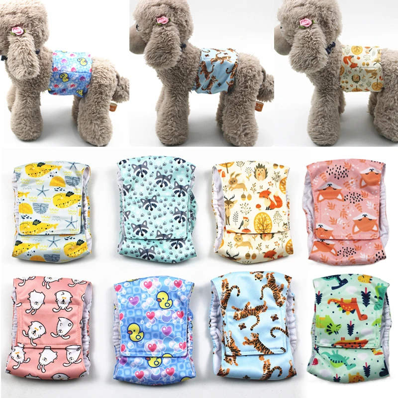 Pantaloni Fisiologici Per Le Mestruazioni Del Cane Fasce Avvolgenti Per La Pancia Lavabili Biancheria Intima Sanitaria Pantaloni Per Pannolini Per Cuc