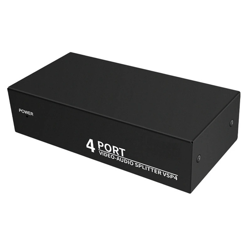 Splitter Av A 4 Vie 1 In 4 Out Composito Rca Av Splitter 1 X4 Video Audio Rca Splitter Distributore Per Dvd C-Vbs