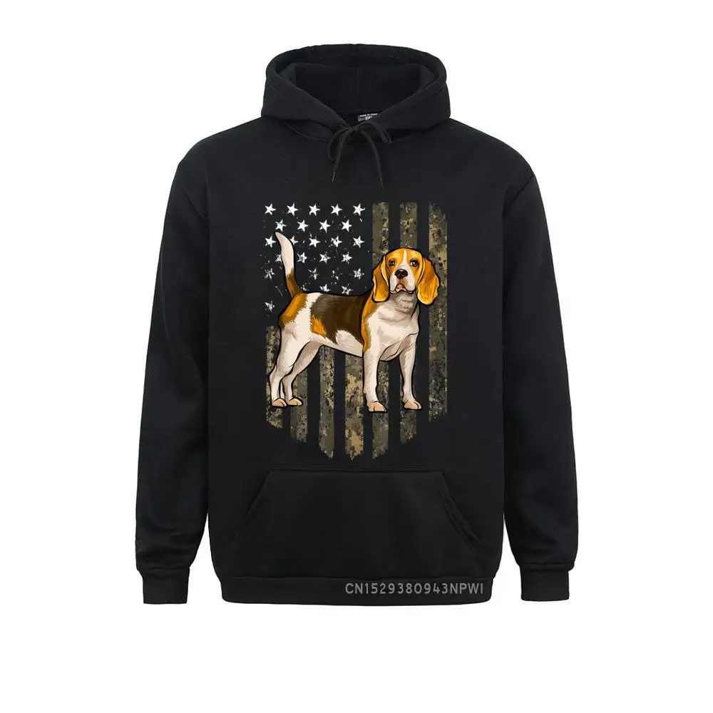 Camo American Flag Beagle 4Th Of July Usa Pullover Vintage Felpe Con Cappuccio A Maniche Lunghe Autunno Giovani Felpe Fumetti Vestiti Prevalente