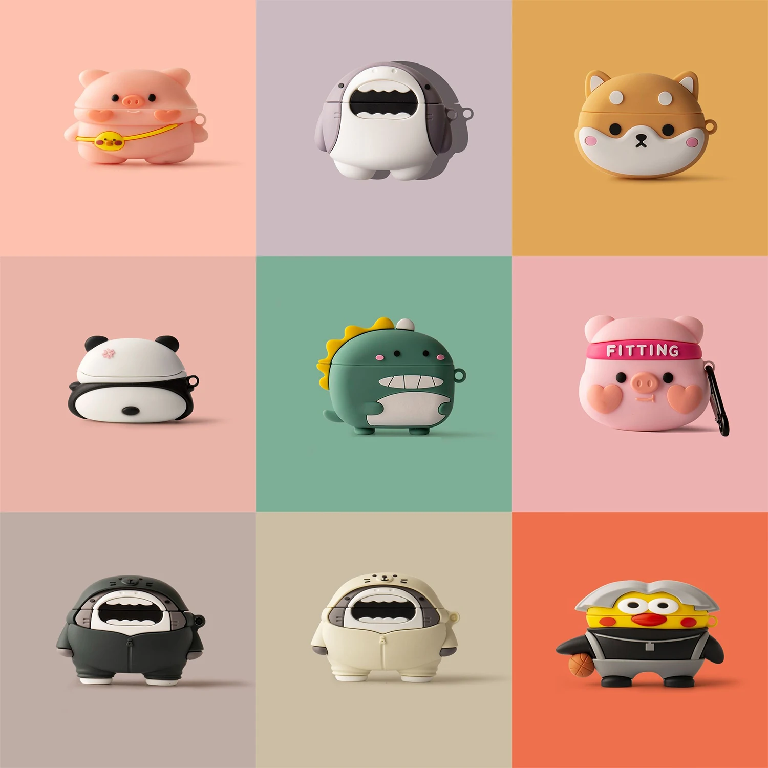 Per Beats Studio Buds Cse Cartoon Cover In Silicone Per Beats Studio Buds Plus Accessori Per Scatola Di Ricarica Per Auricolari