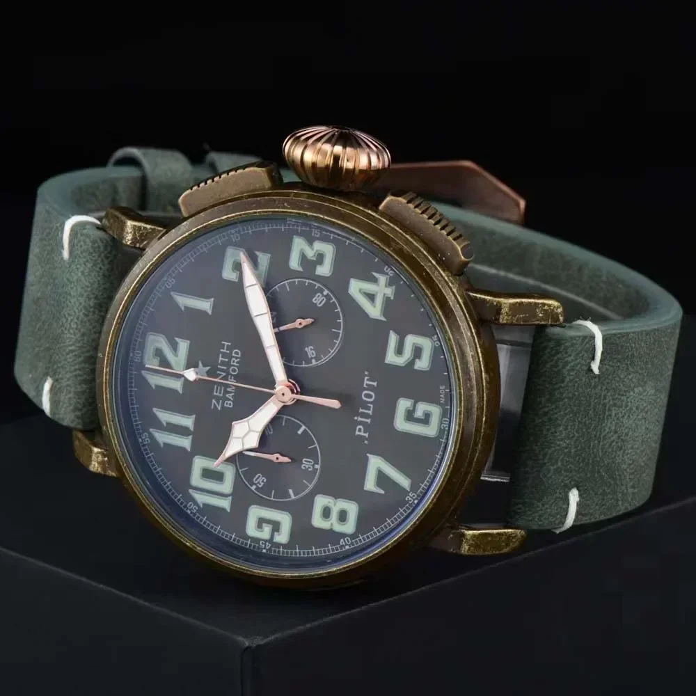 I Migliori Orologi Maschili Aaa Orologi Di Marca Originali Per Uomo Orologio Da Polso Con Cronografo Zenith Di Lusso Di Alta Qualità New Business Stee