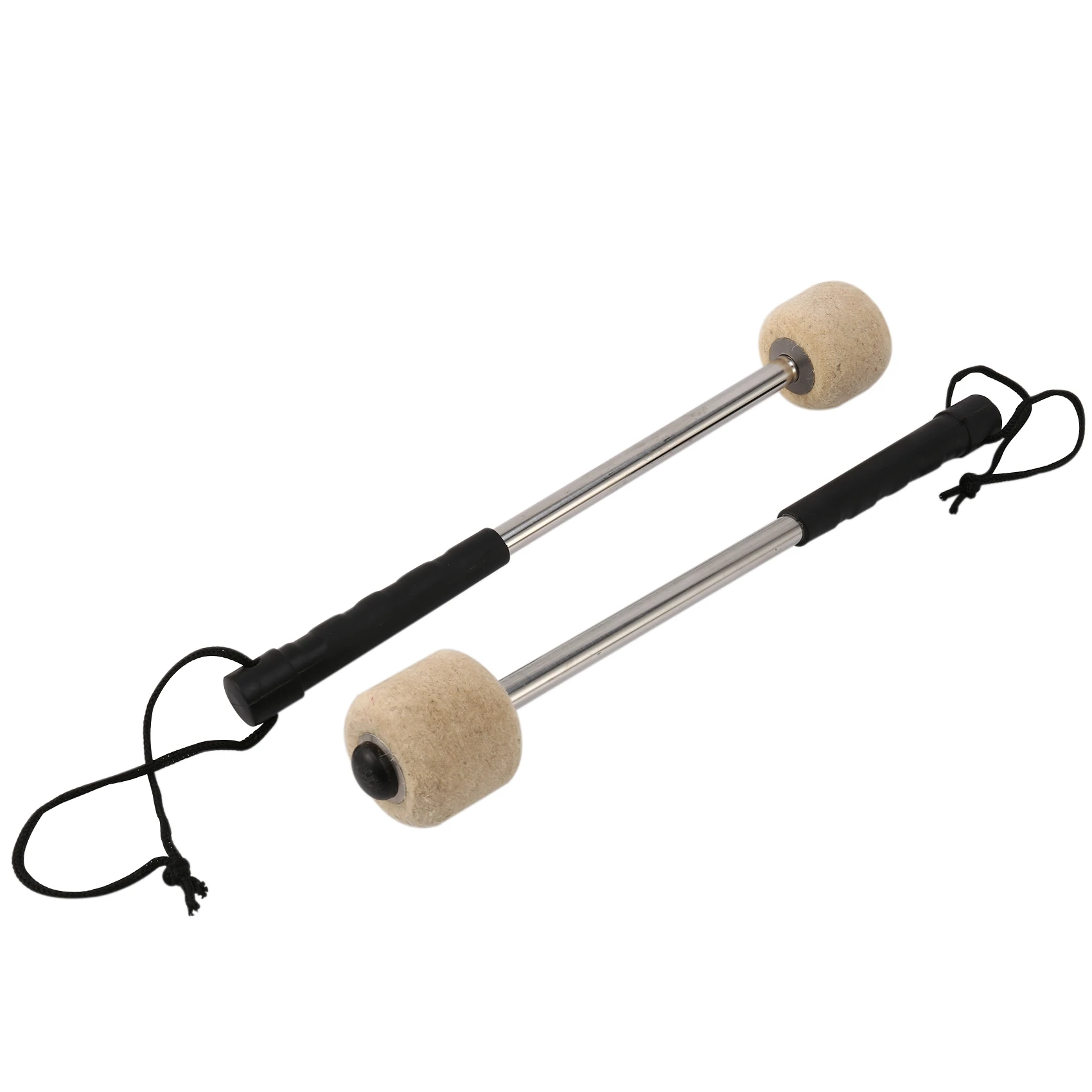 2Pcs Bass Drum Mallet Felt Head Percussion Mazze Timpani Sticks