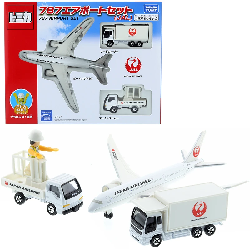 Takara Tomy Tomica 787 Set Aeroporto Diecast Miniatura Diecast Lega Modello Auto Amici Regali Raccogliere Ornamenti Giocattoli Per Bambini Ragazzi