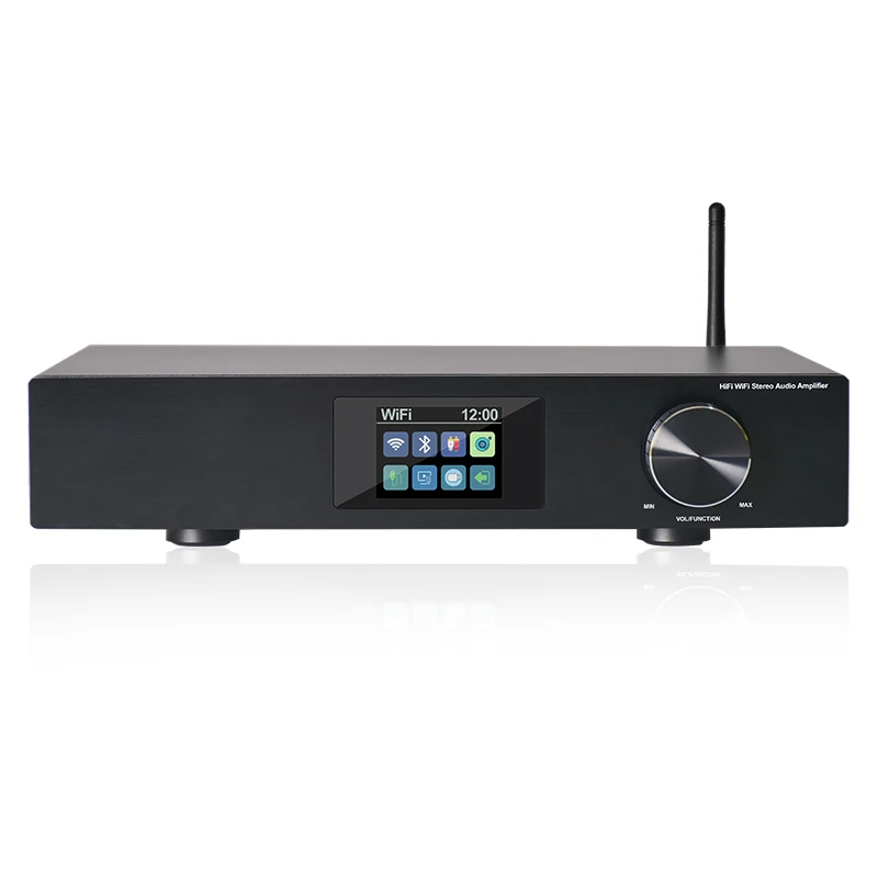 Wifi Bluetooth Stereo Streamer Amplificatore Di Potenza Amplificatore De Audio Sistema Hifi Professionale Per Dac Integrato Home Theater