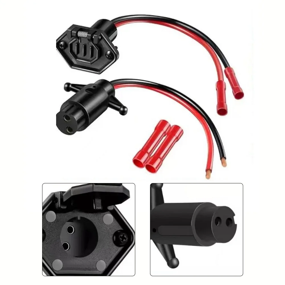 12V 2-Wire Marine 14365-6 E 14366-6 Connettori Per Motore A Traina Maschio E Femmina Plug-In Trolling Motor Plug-In E Socket Kit