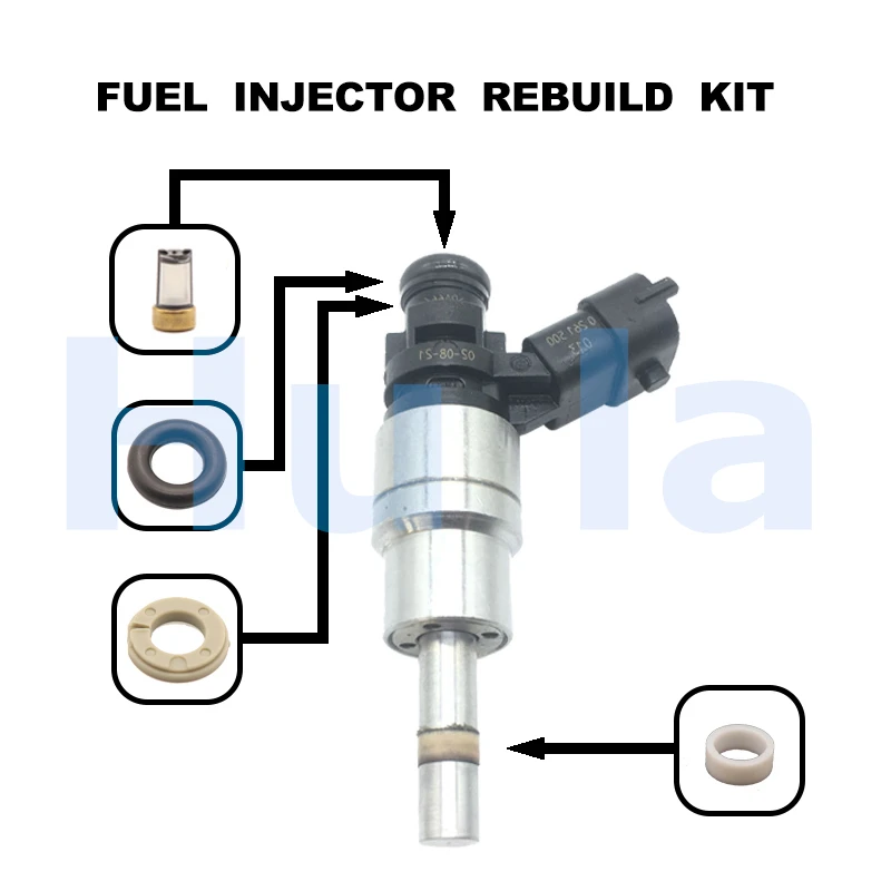 Carburante Kit Di Riparazione Degli Iniettori Benzina Guarnizione Per Audi A4 A5 A6 S6 S8 V6 3.2L 0261500013