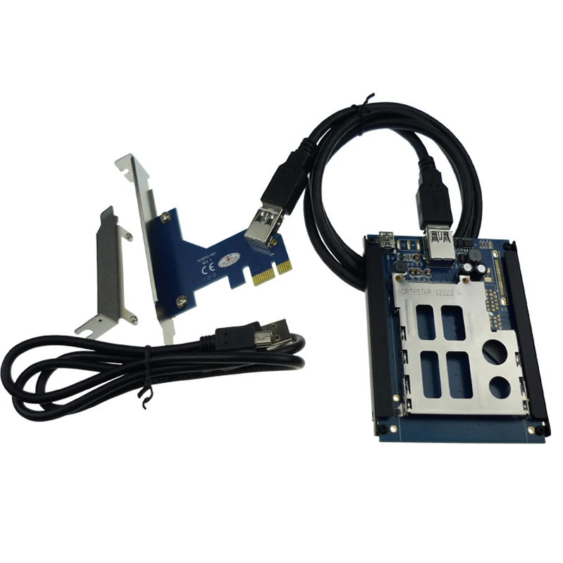It-Go Pcie Pci Express Usb 2.0 Expresscard 34Mm 54Mm Adattatore Slot Pciexpress Per Express Card Converter Reader