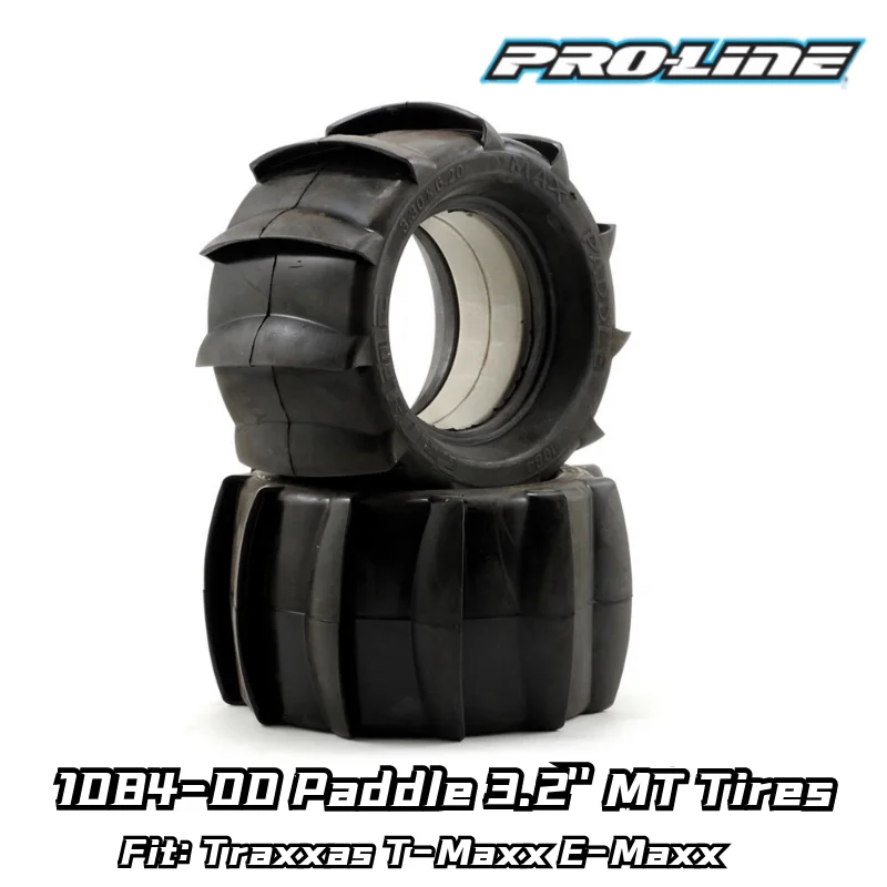 Original Proline 1084-00 Paddle 3.2 "Mt Pneumatici Maxx Paddle Pneumatici Sabbia Scavo Per Rc Monster Truck Traxxas T-Maxx E-Maxx