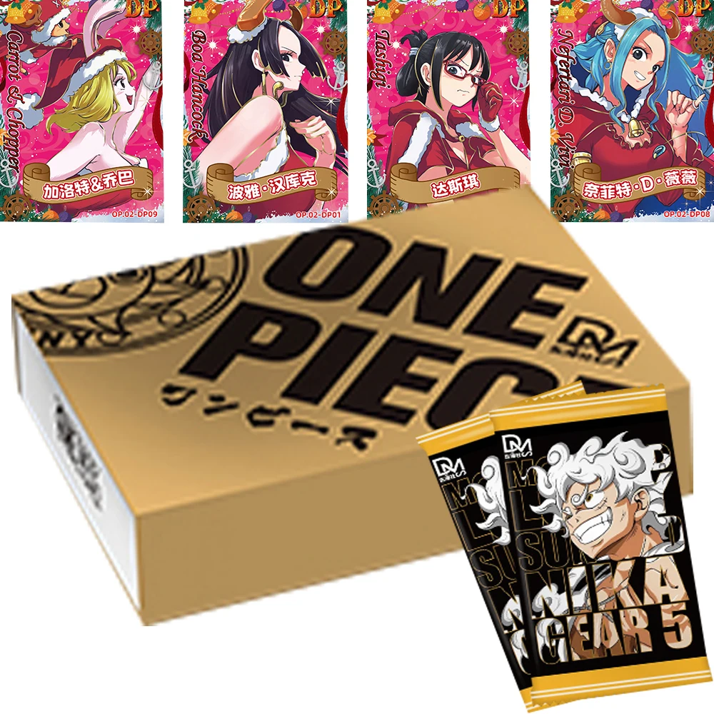 One Piece Collection Cards Box Booster Pack Anime Giapponese Rufy Zoro Chopper Nami Playing Game Cards Toys Fans Regali Di Compleanno
