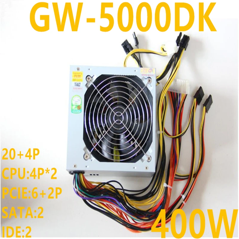 Nuovo Psu Pc Originale Per Great Wall Gtx-750 Gtx-760 Gtx-770 Alimentatore Silenzioso Per Computer Desktop Alimentatore 400W Gw-5000Dk