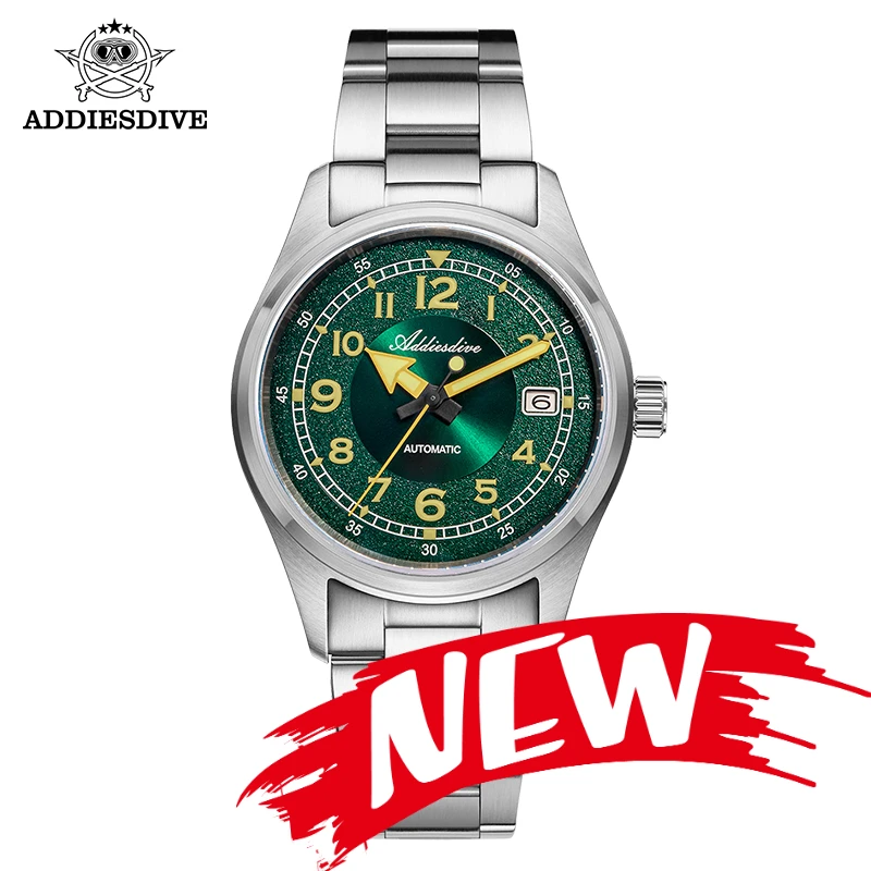 Addiesdive Watch For Man Vintage Super Luminoso Relogios Masculino Sapphire Crystal Orologi Meccanici Automatici