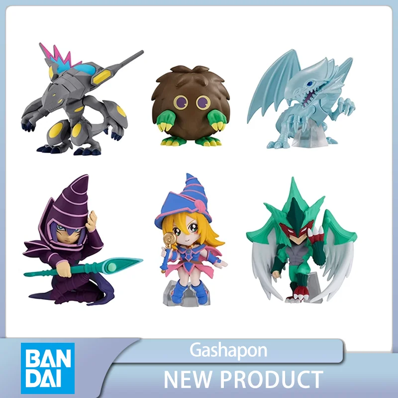 Bandai Muslimation01Dark Magician Dark Magician Gril Blue Eyes White Dragon Kuriboh Anime Figure In Stock