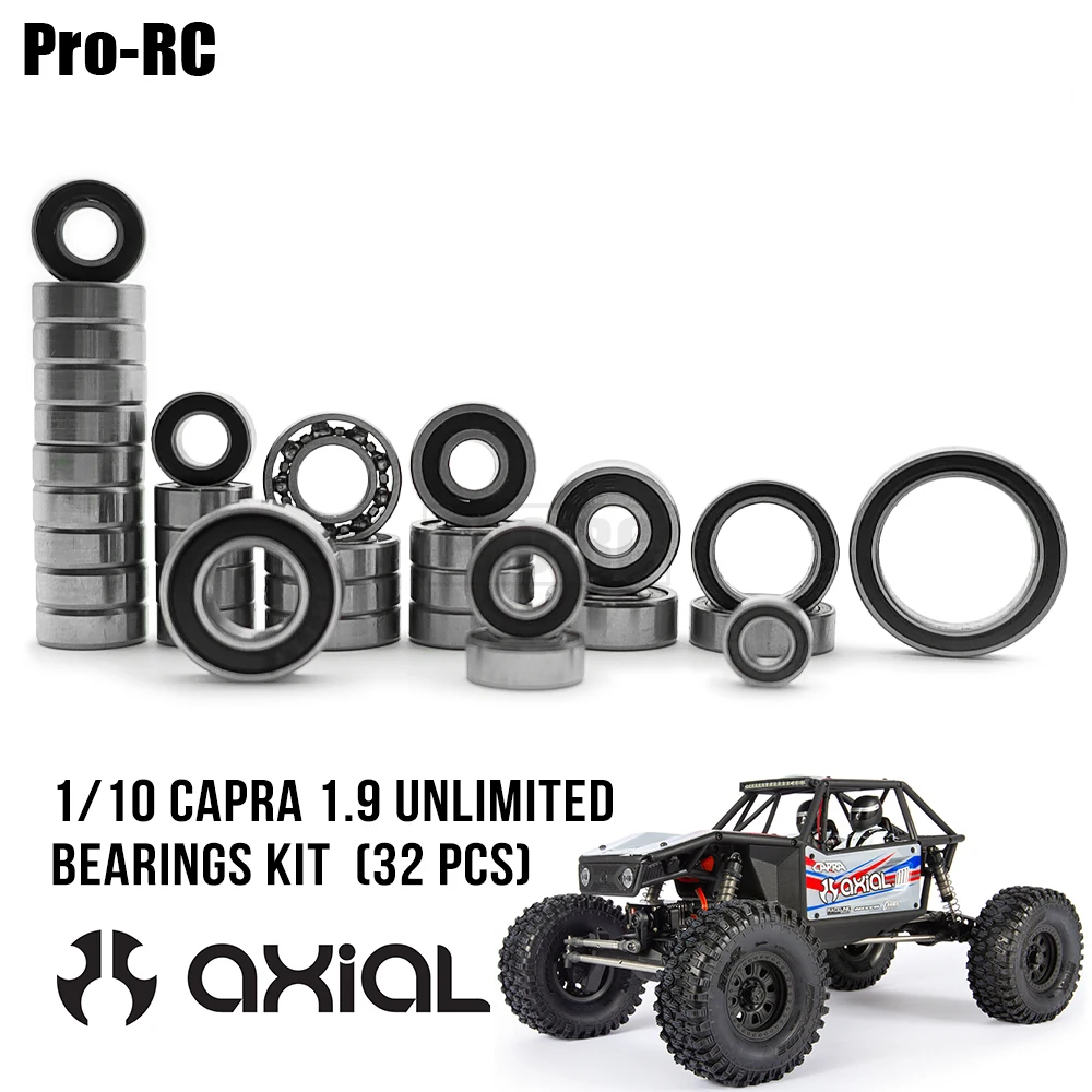 Kit Completo Di Cuscinetti Da 32 Pezzi Per Axial 1/10 Capra 1.9 Unlimited Trail Buggy Rtr Builder Kit Rc Car Part