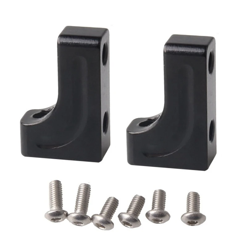 2 Pezzi Accessori Per Montaggio Servo In Metallo Per Axial Scx10 Wraith Rr10 Capra Smt10 Ax10 1/10 Rc Crawler Car Upgrade Parts