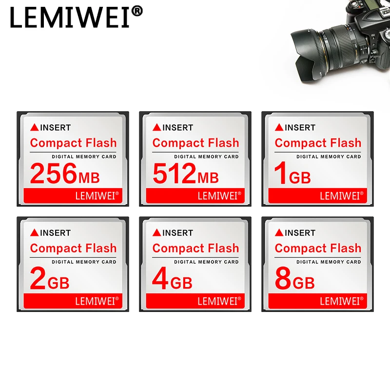 Compactflash Memory Card Per Fotocamera Scheda Di Memoria Digitale 256Mb 512Mb 1Gb 2Gb 4Gb 8Gb Compact Flash Cf Card