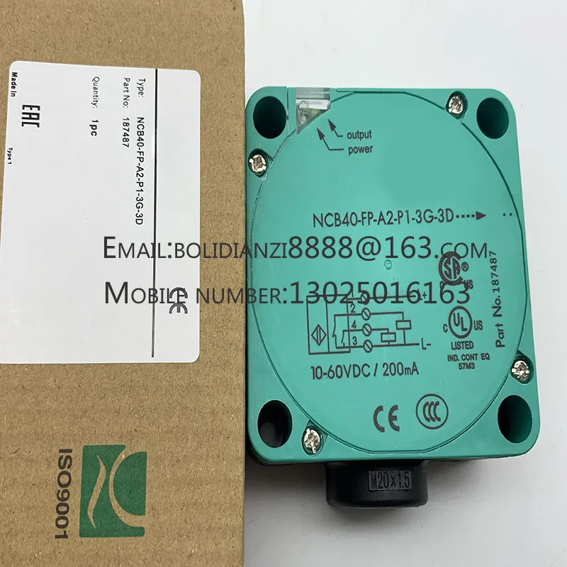 Nuovo Sensore Di Prossimità Ncb40-Fp-A2-T-P1/A2-P1/A2-T-P1-V1