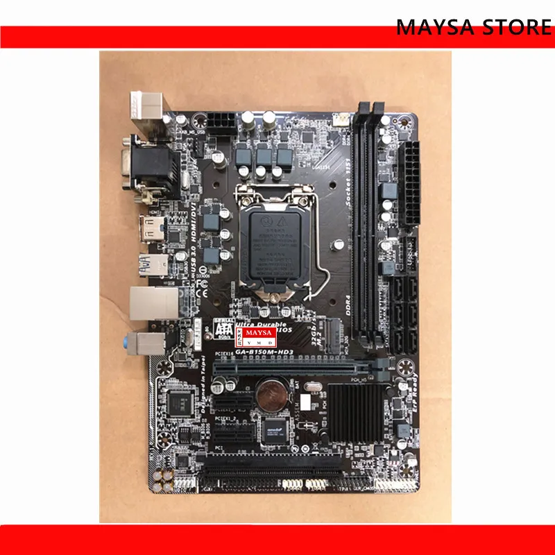 Per Scheda Madre Gigabyte B150-Hd3 Ga-B150-Hd3 Ddr4 B150M B150 Socket Lga 1151 Scheda Madre Usata