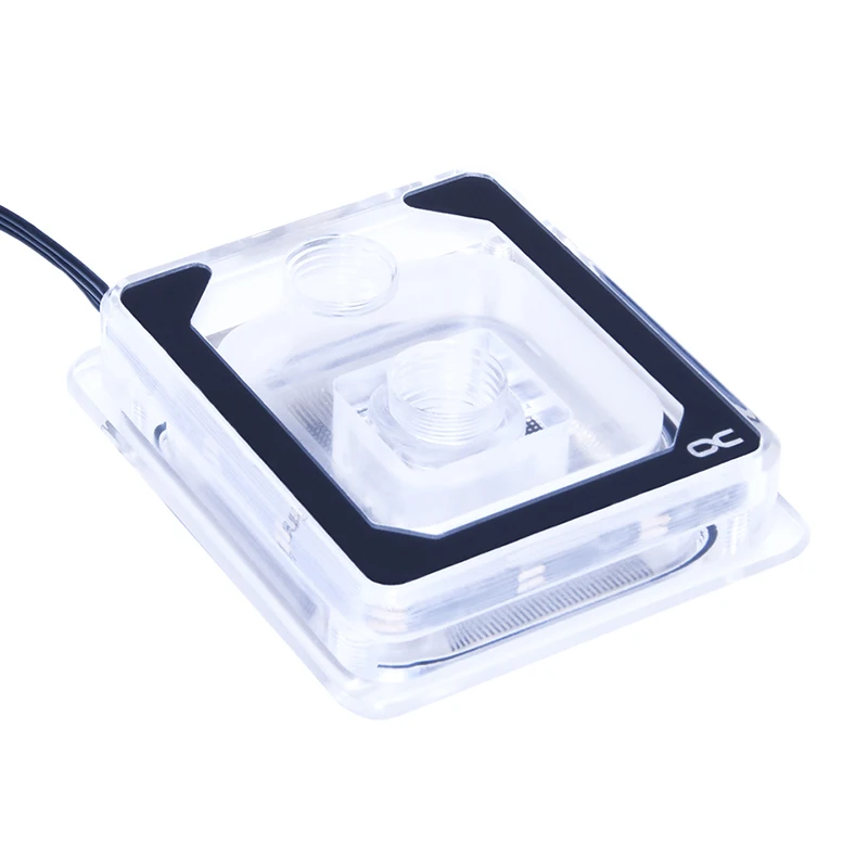 Alphaool Eisblock Aurora Xpcostante 5V Light Acrilico Compatto Cpu Water Block Serve Per Amd Am4,Am2,Am2 +,Am3,Am3 +,1200,1700,2011,115X