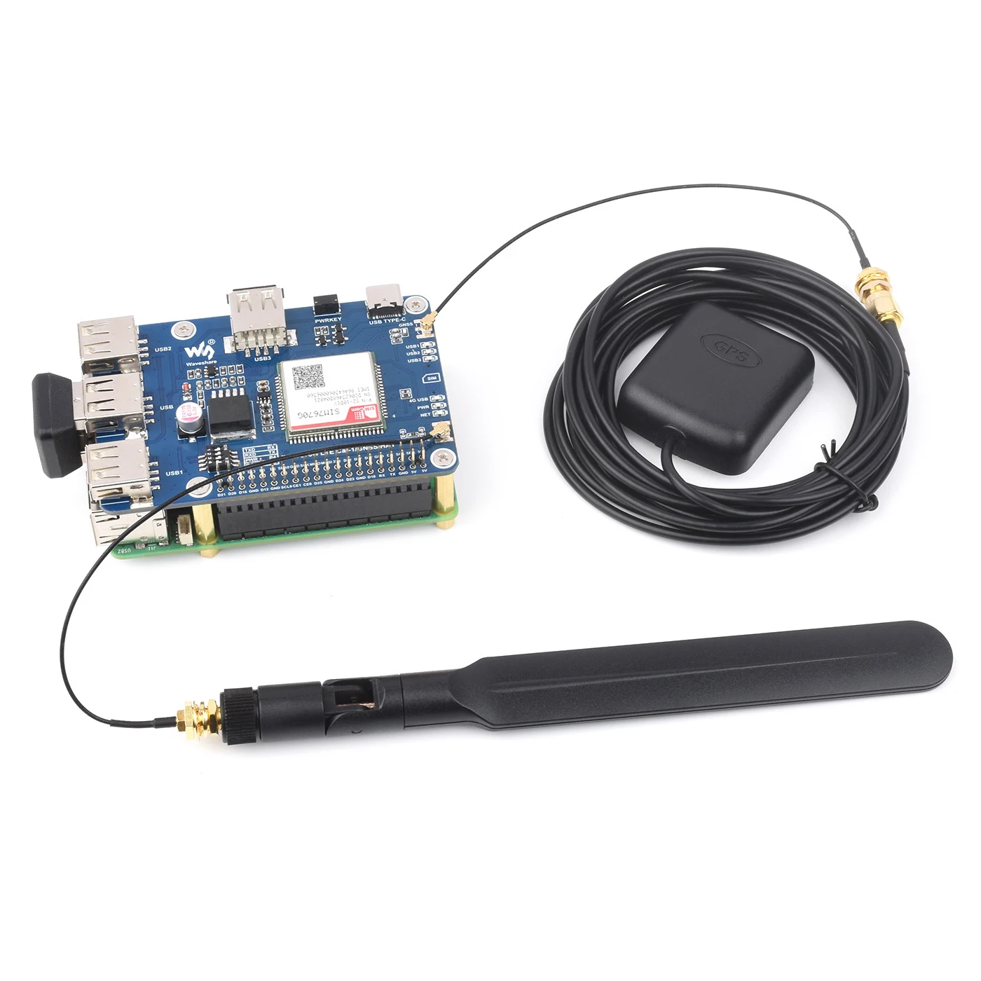 4G Lte Cat-1 Modulo Gnss Scheda Di Espansione Hub Usb Hat Starter Kit Per Rpi Raspberry Pi 0 Zero 2 W 2 W 0W 3B Plus 4B 4 5 Extension