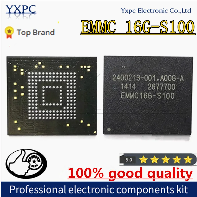 Chipset Emmc 16G-S100 16Gb Bga153 Emmc Flash Memory Ic Con Palline