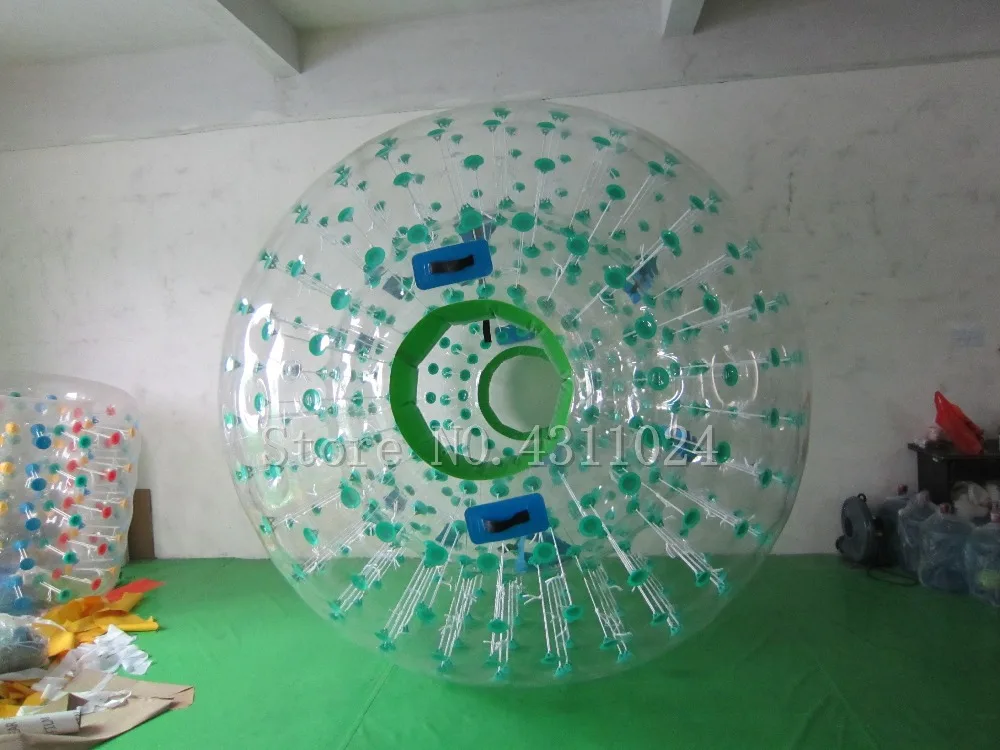 Spedizione Gratuita 3M Gonfiabile Flash Zorb Ball Zorbing Human Hamster Ball Hydro Zorb Tpu 0.8 Mm Lawn Zorb Ball Snow Sports Ball