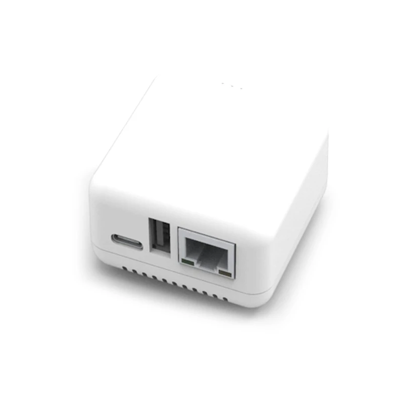 Mini Np330 Network Usb 2.0 Print Server Usb Lan Network Lpr Print Server (Versione Bluetooth), Spina Ue