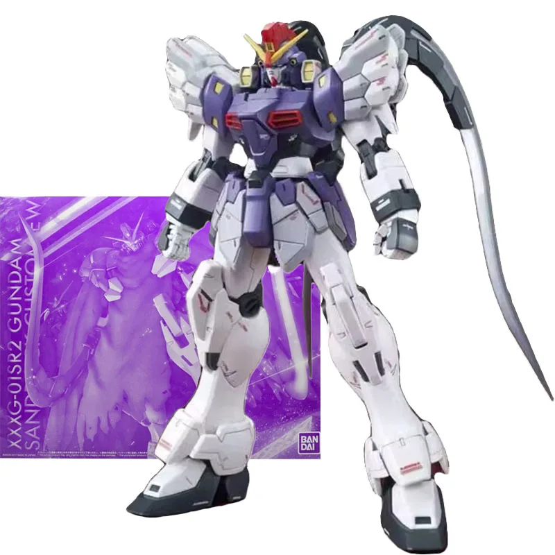 Bandai Pb Mg 1/100 Anime Xxxg-01Sr2 Sandrock Custom New Mobile Report Gundam Wing Assembly Kit Modello In Plastica Action Toy Figures