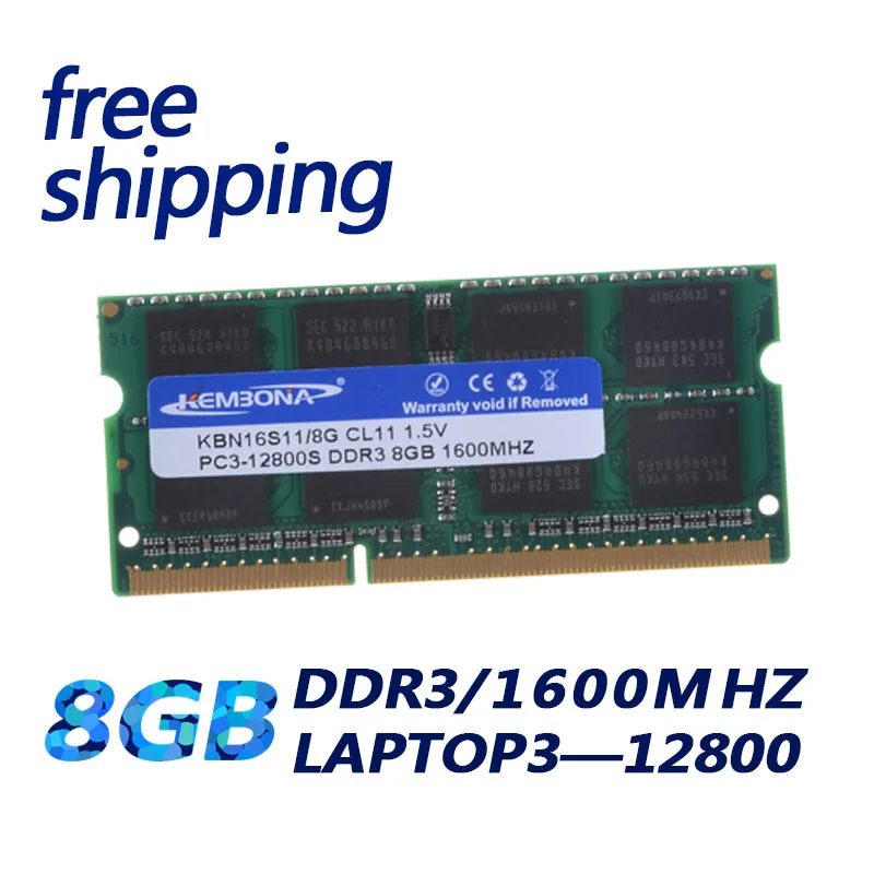 Memoria Kembona Ram 8Gb Ddr3 1600Mhz Laptop Ddr3 8Gb / Ddr3 1.5V Memoria Dram Per Notebook Portatile
