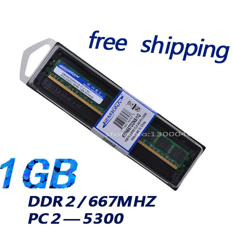 Kembona Ddr2 Sigillato Nuovissimo 667Mhz Pc2 5300 Ddr2 1Gb Per Memoria Ram Desktop/Spedizione Gratuita!!!