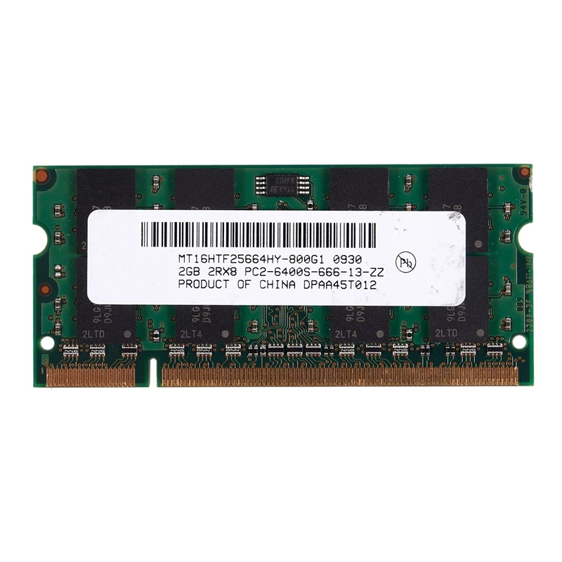 2Gb Ddr2 Pc2-6400 800Mhz 200Pin 1.8V Memoria Per Laptop So-Dimm Ram Per Notebook