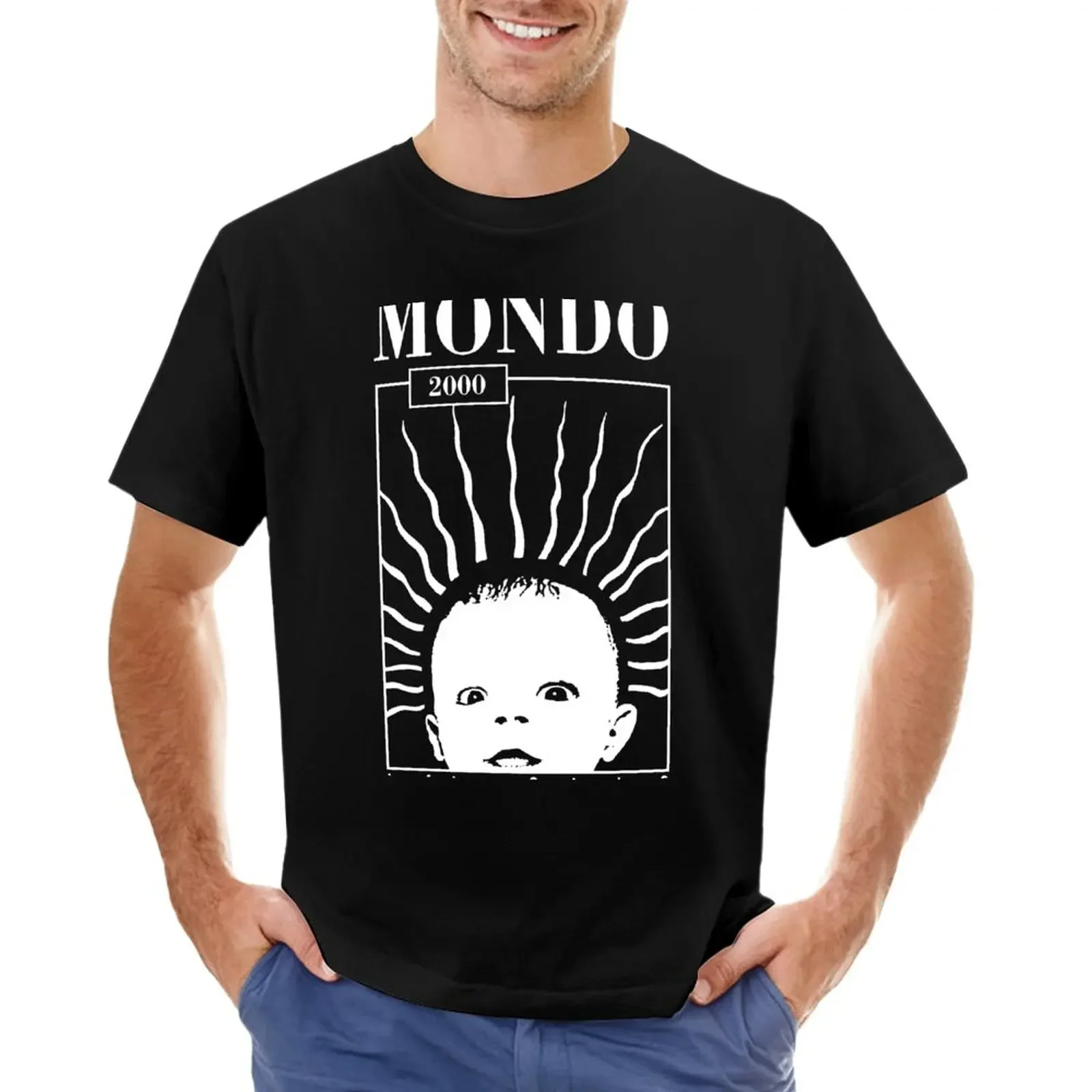 Mondo 2000-Quanto Veloce, Quanto Denso? T-Shirt Moda Coreana Plus Size Top Sweat Boys Animal Print Abbigliamento Uomo