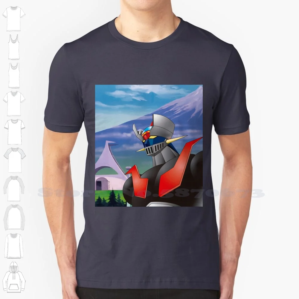 Maglietta Divertente Estiva Per Uomo Donna Z Robot Robot Koji Kabuto Koji Cabuto Sleeve Mazinga